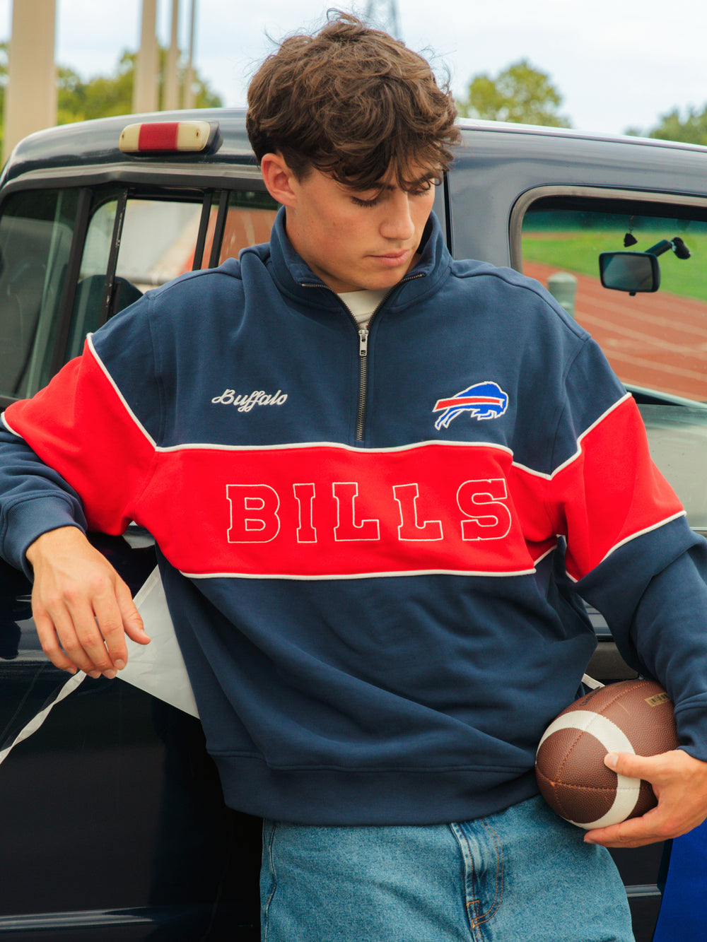 NFL BILLS RELAXED QUARTERZIP