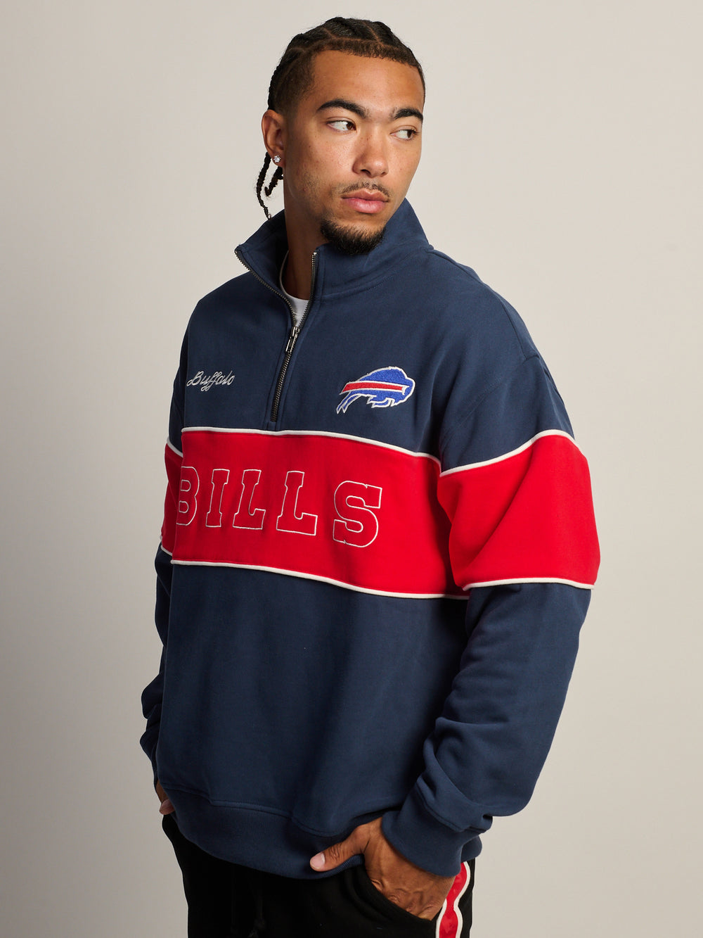 NFL BILLS RELAXED QUARTERZIP