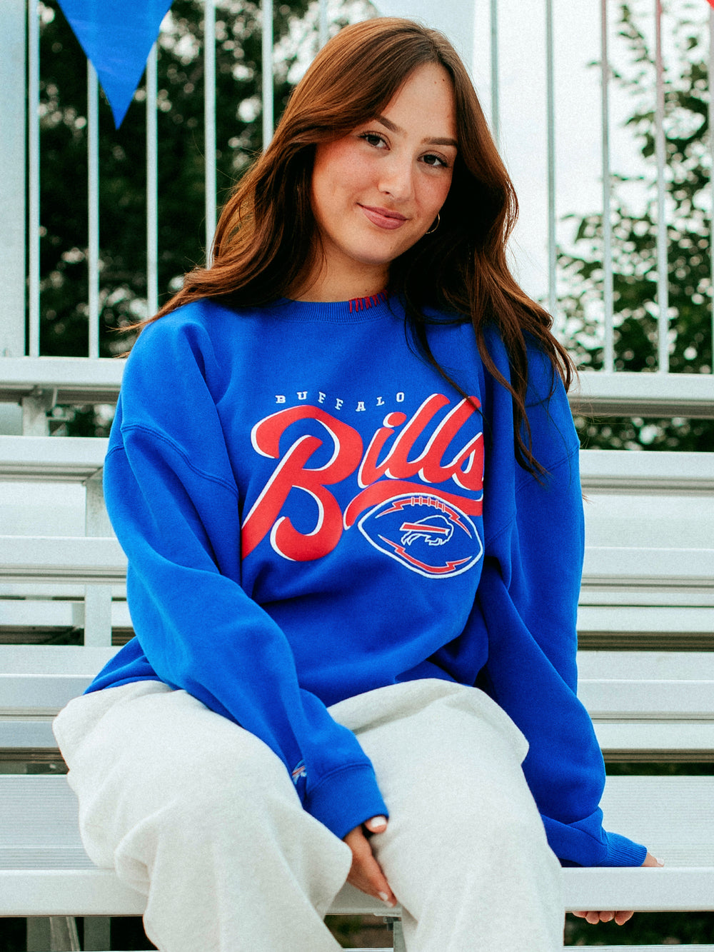 NFL BUFFALO BILLS STITCH CREWNECK
