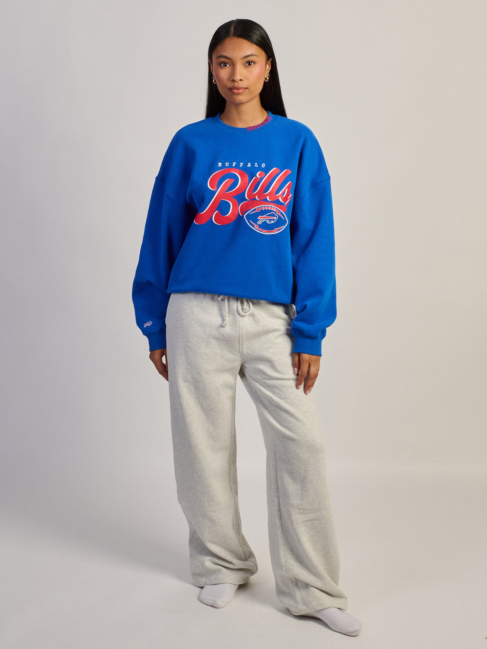 NFL BUFFALO BILLS STITCH CREWNECK