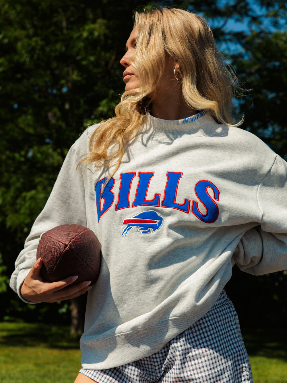 NFL BUFFALO BILLS STITCH MOCKNECK