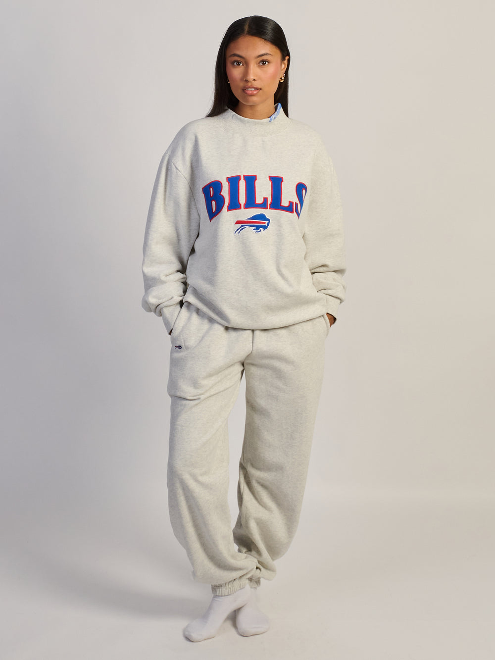 NFL BUFFALO BILLS STITCH MOCKNECK