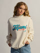 NFL MIAMI DOLPHINS STITCH MOCKNECK