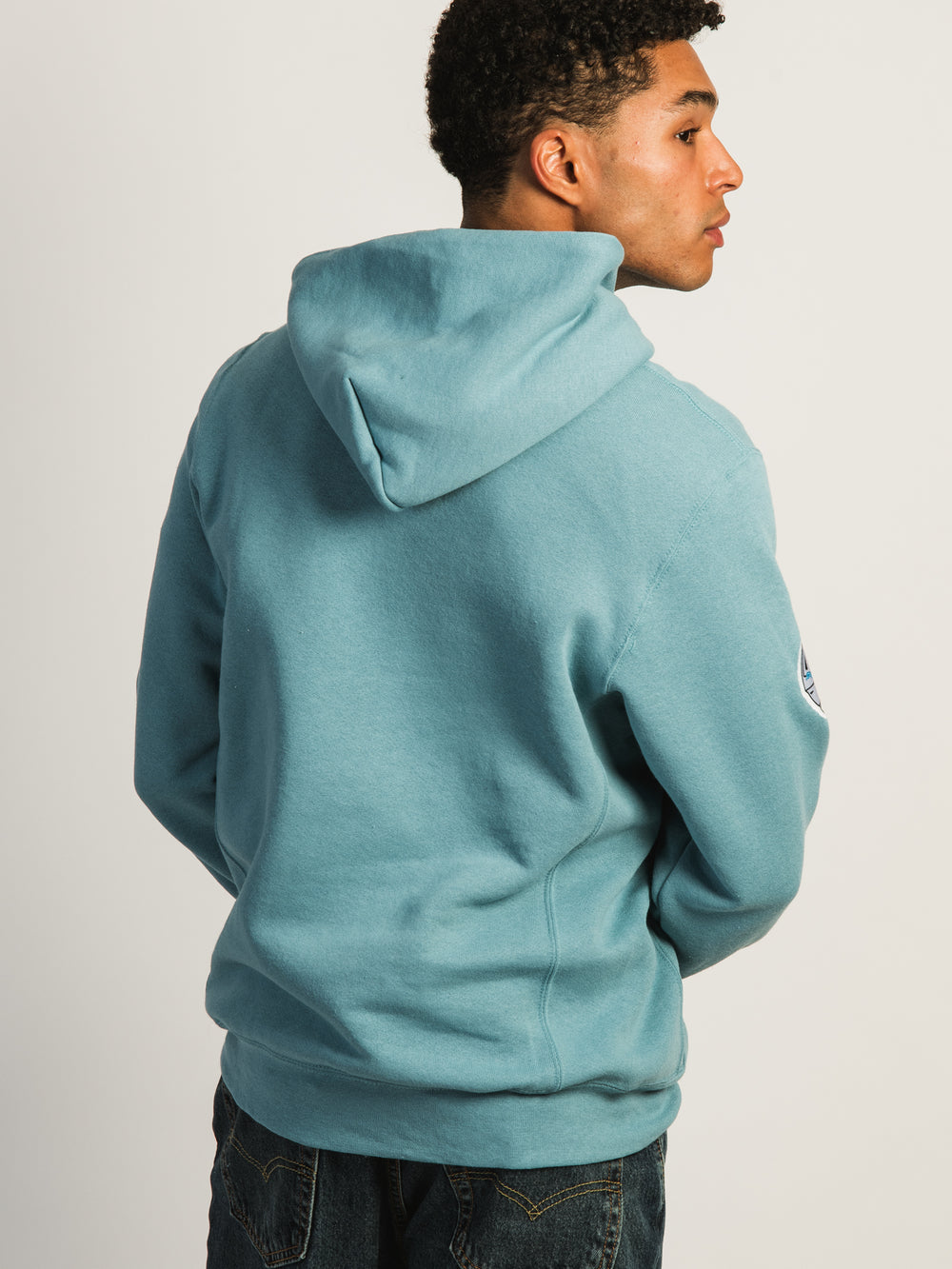 NFL DETROIT LIONS EMBROIDERED PULLOVER HOODIE