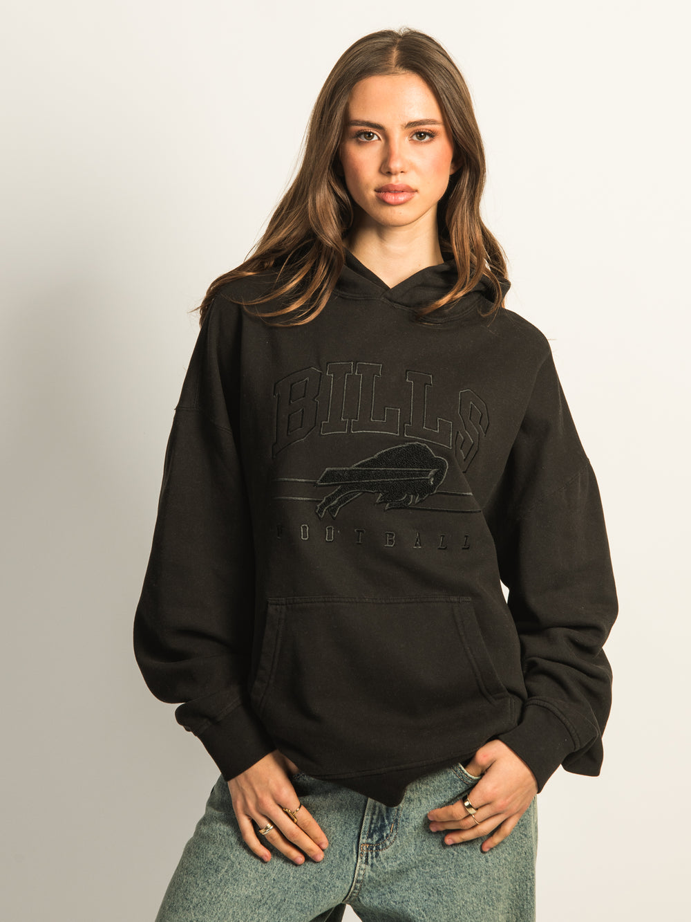 NFL BUFFALO BILL PULLOVER HOODIE CHENILLE