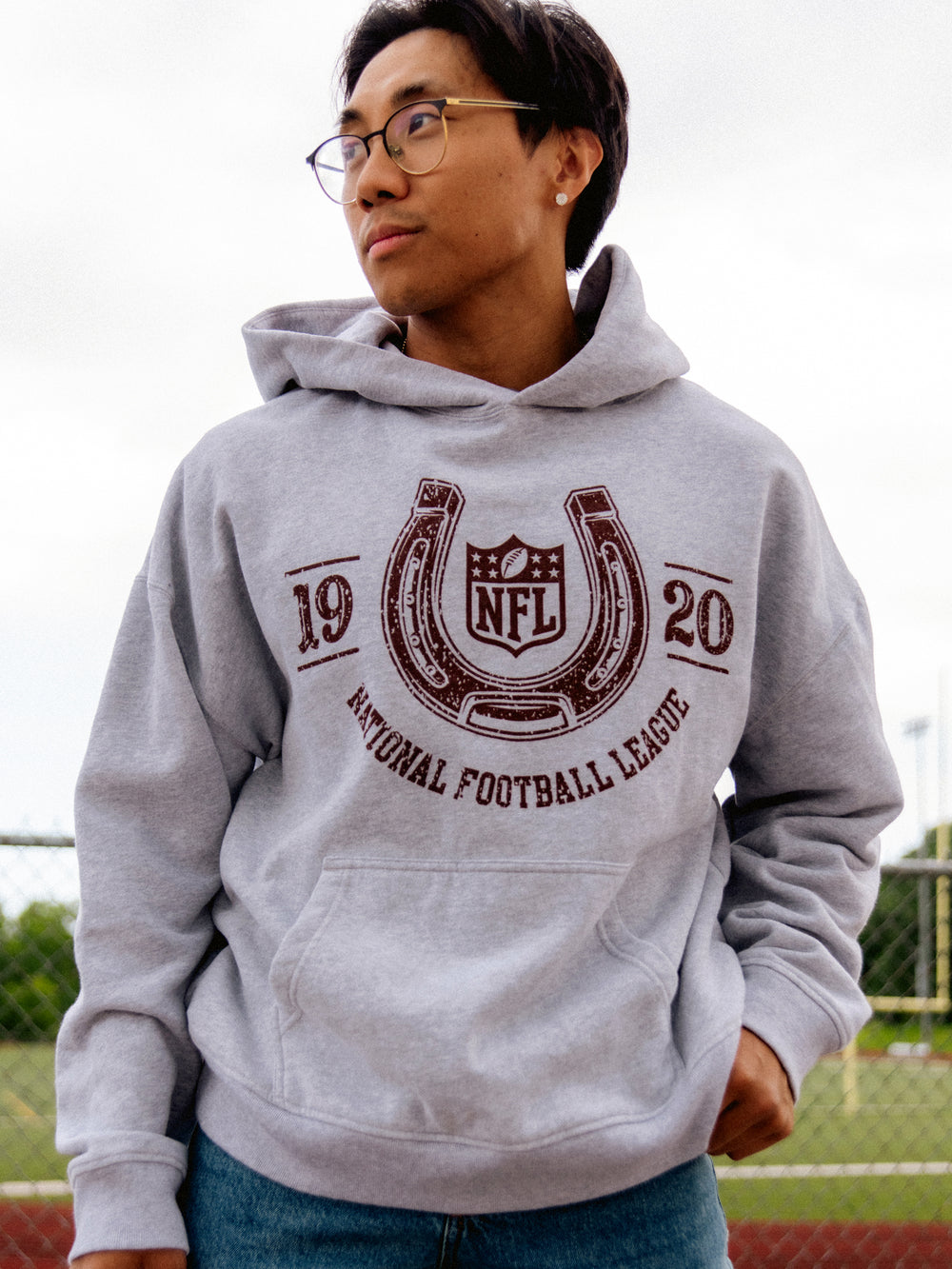 HOODIE NFL VINTAGE HORSESHOE