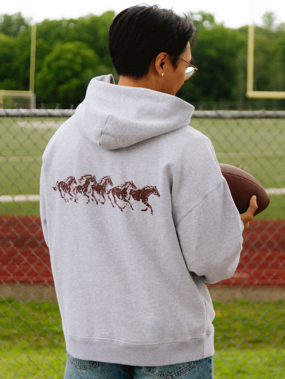 HOODIE NFL VINTAGE HORSESHOE