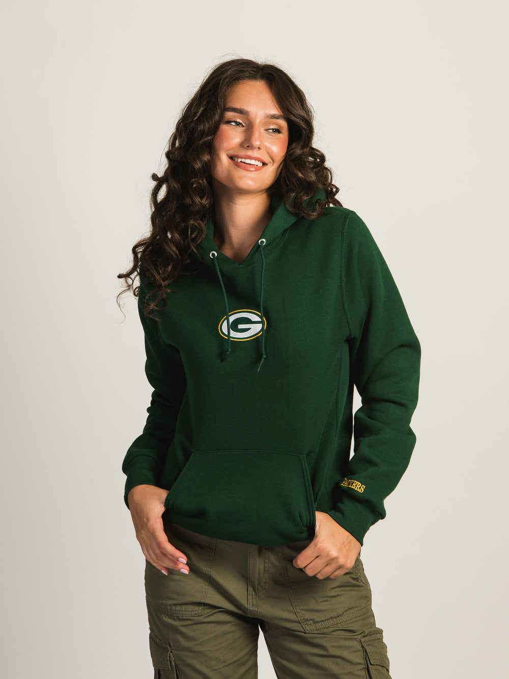 NFL GREEN BAY PACKERS CENTER CHEST HOODIE