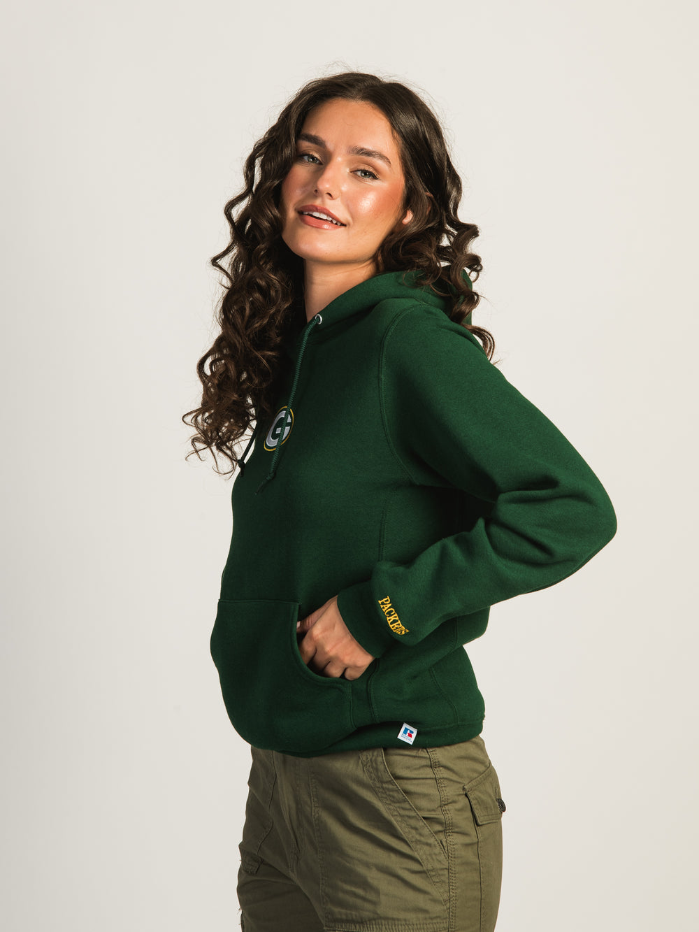 NFL GREEN BAY PACKERS CENTER CHEST HOODIE