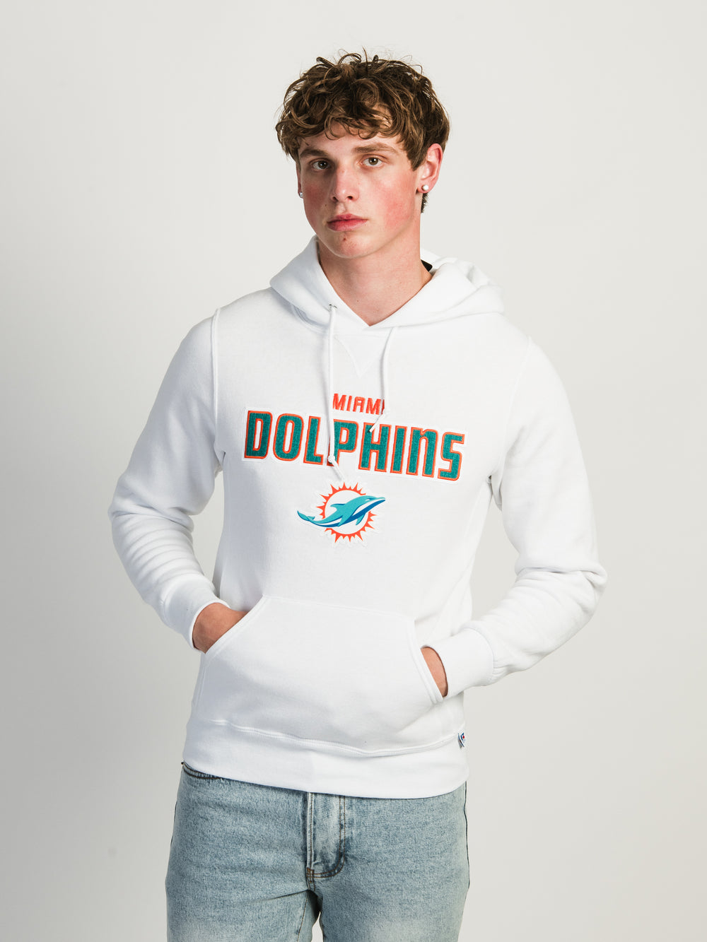 NFL NFL MIAMI DOLPHINS LOGO PULLOVER HOODIE - CLEARANCE - Boathouse