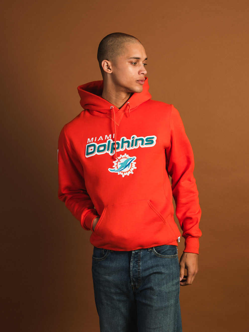 NFL NFL MIAMI DOLPHINS END ZONE PULLOVER HOODIE - CLEARANCE - Boathouse