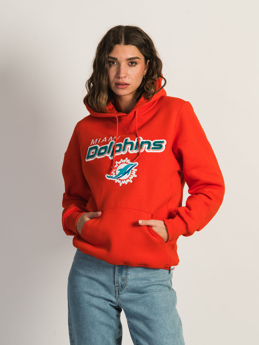 NFL NFL MIAMI DOLPHINS END ZONE PULLOVER HOODIE - CLEARANCE - Boathouse