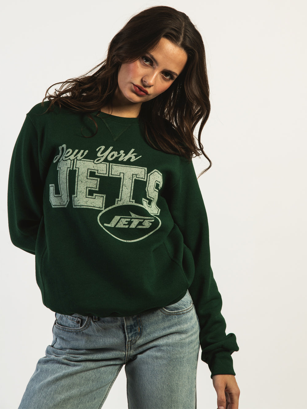 NFL NY JETS LOGO CREW