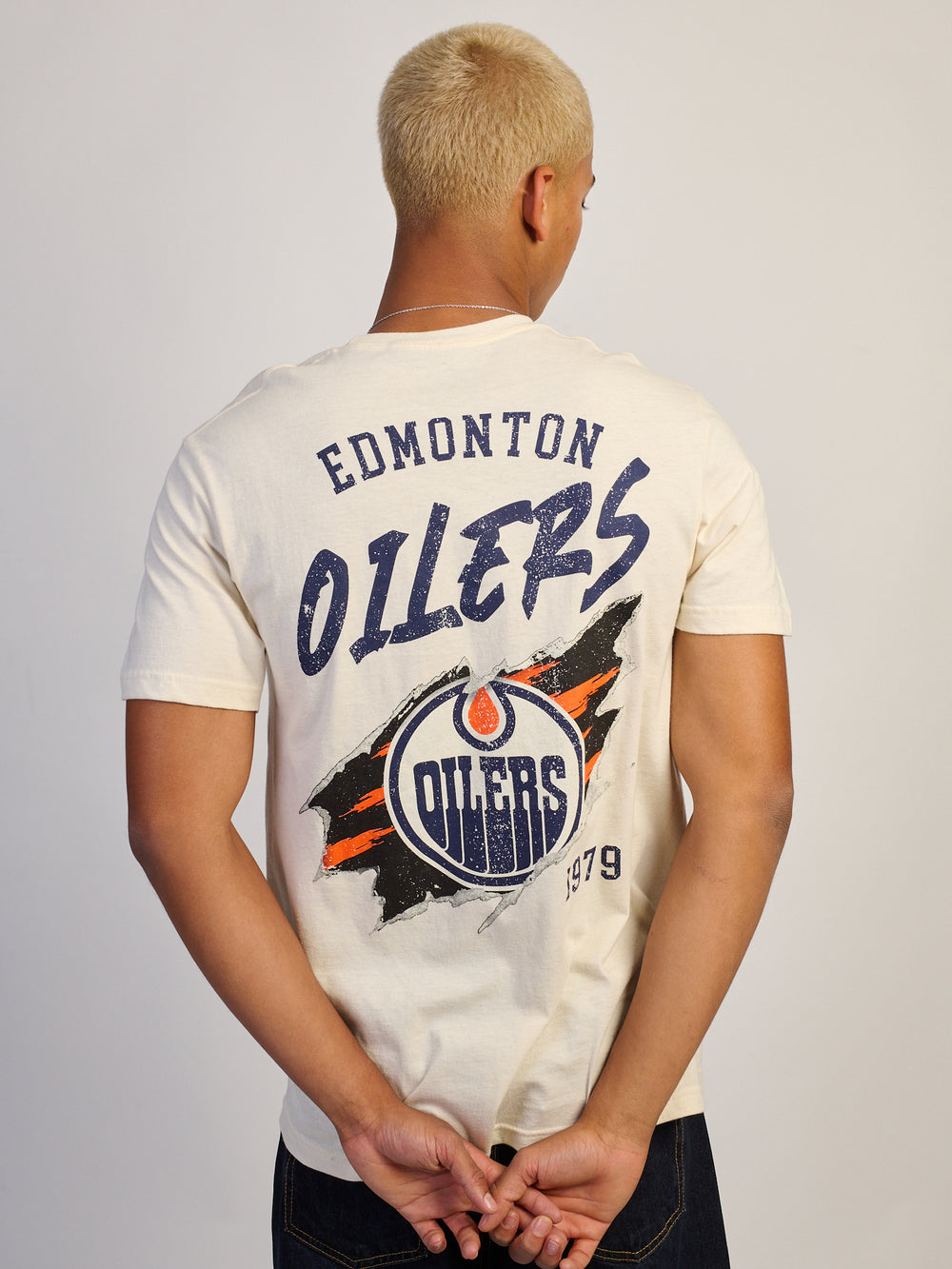 T-SHIRT NHL OILERS RIP