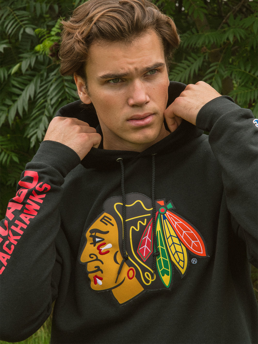 NHL NHL CHICAGO BLACKHAWKS CENTER ICE PULLOVER HOODIE - CLEARANCE - Boathouse