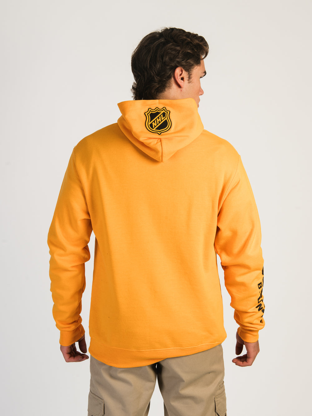 NHL BOSTON BRUINS CENTER ICE PULL OVER HOODIE