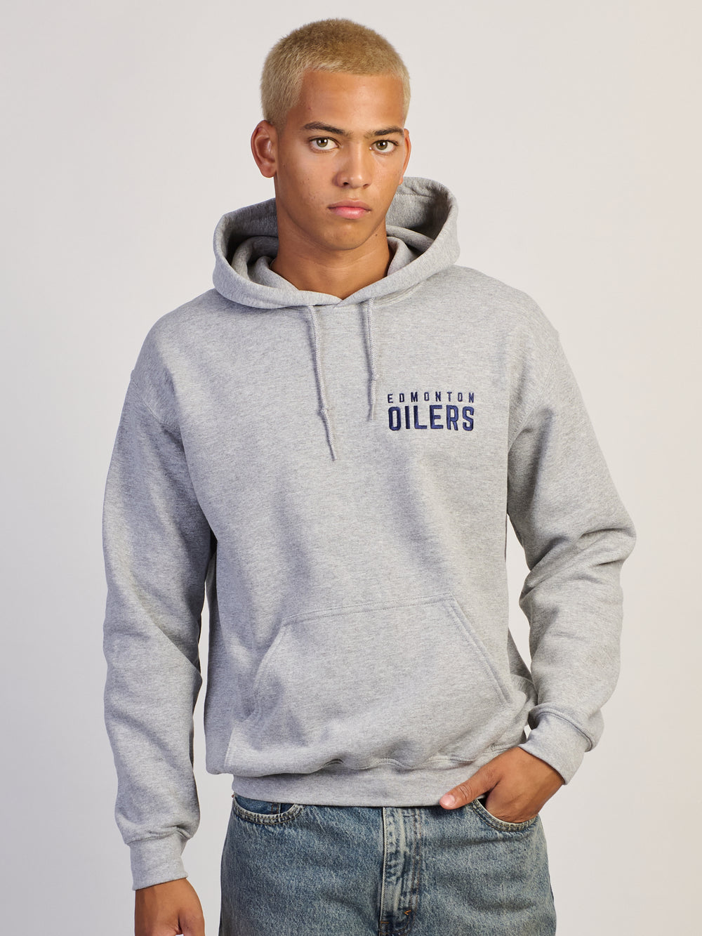 NHL EDMONTON OILERS EMBROIDERED HOODIE
