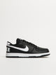 MENS NIKE BIG NIKE LOW SNEAKER - BLACK/WHITE