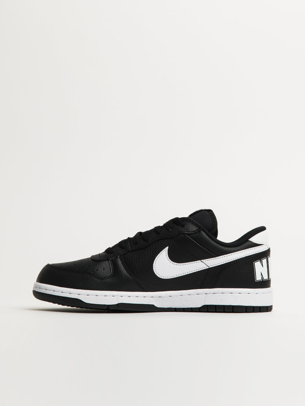 MENS NIKE BIG NIKE LOW SNEAKER - BLACK/WHITE