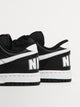 MENS NIKE BIG NIKE LOW SNEAKER - BLACK/WHITE