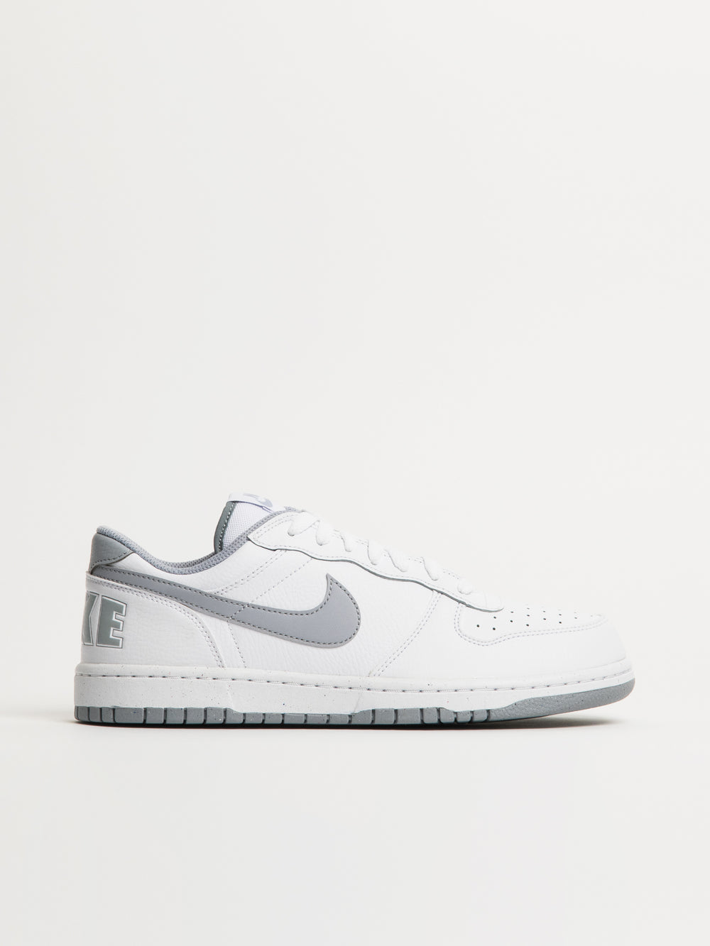 MENS NIKE BIG NIKE LOW SNEAKER - WHITE/WOLF GREY