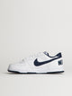 NIKE MENS NIKE BIG NIKE LOW SNEAKER - WHITE/NAVY - Boathouse