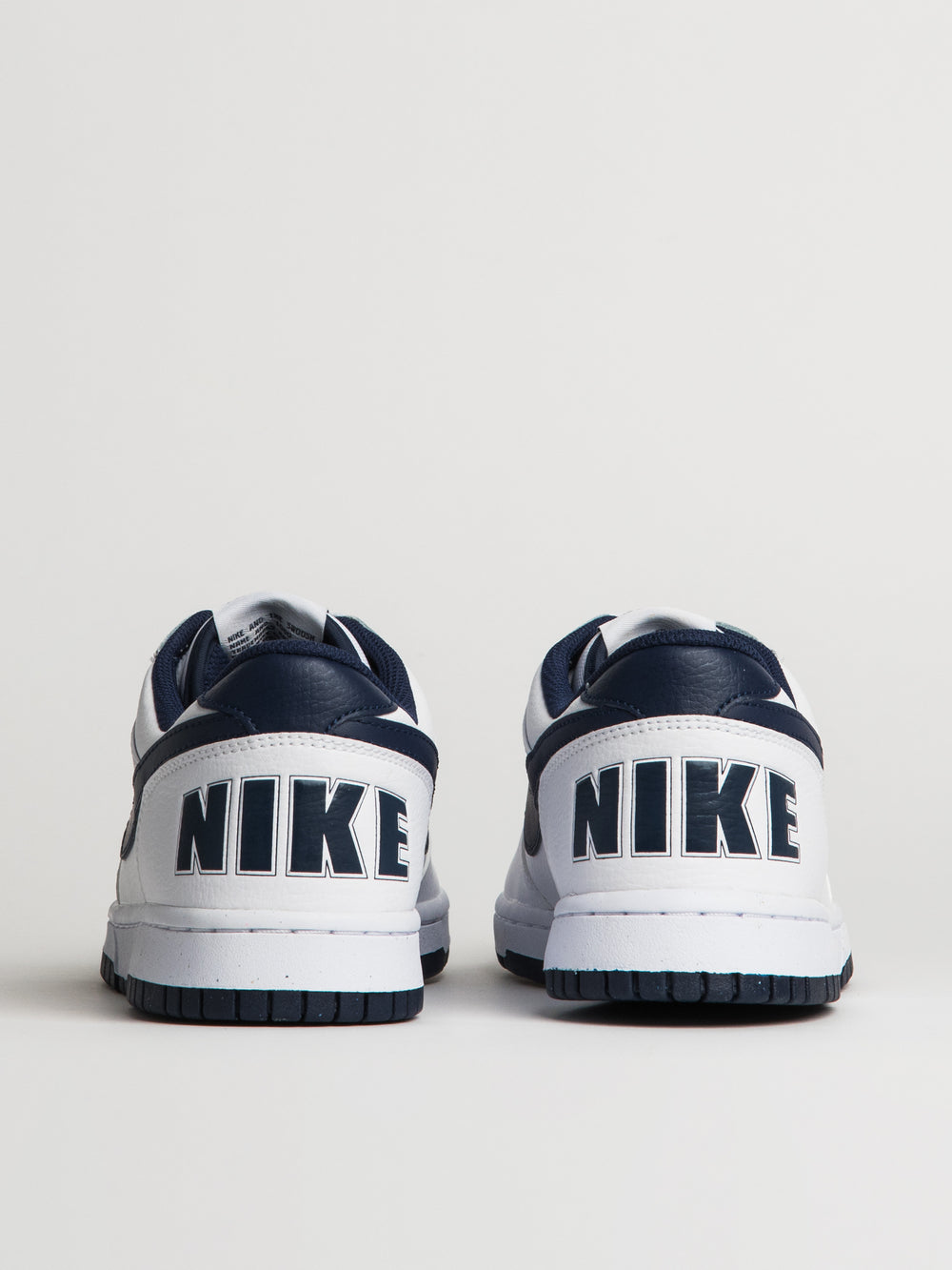 MENS NIKE BIG NIKE LOW SNEAKER - WHITE/NAVY