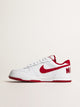 NIKE MENS NIKE BIG NIKE LOW SNEAKER - WHITE/GYM RED - Boathouse