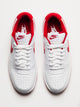 NIKE MENS NIKE BIG NIKE LOW SNEAKER - WHITE/GYM RED - Boathouse
