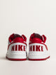 NIKE MENS NIKE BIG NIKE LOW SNEAKER - WHITE/GYM RED - Boathouse