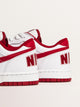 MENS NIKE BIG NIKE LOW SNEAKER - WHITE/GYM RED