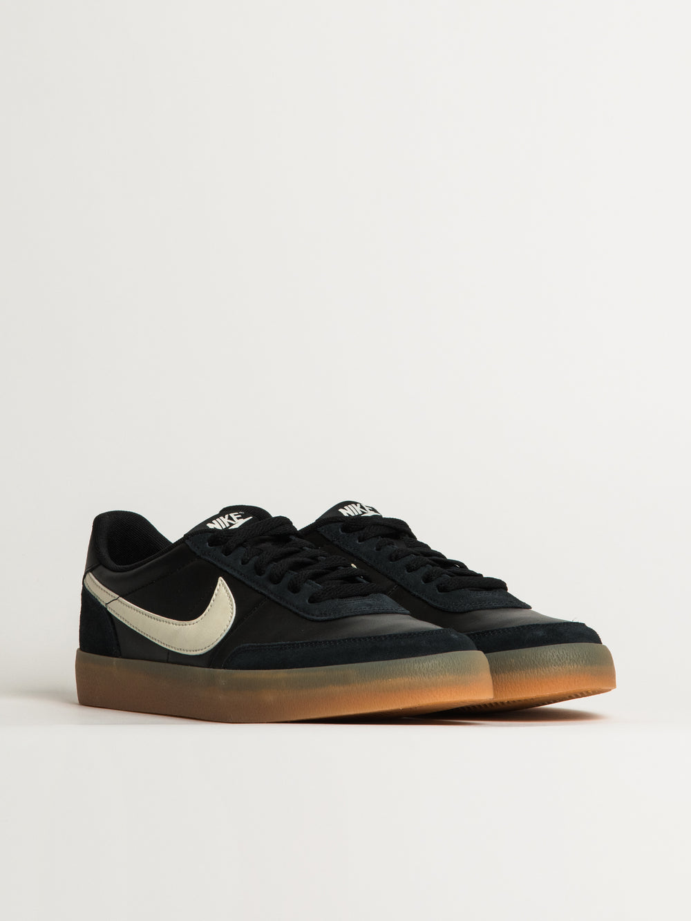 MENS NIKE KILLSHOT 2 LEATHER SNEAKER - BLACK/GUM YELLOW/SAIL