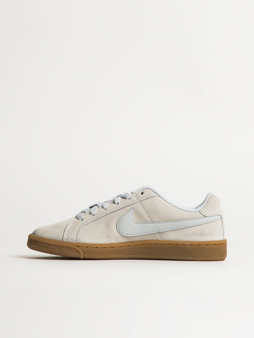 WOMENS NIKE COURT ROYALE SUEDE SNEAKERS - PLATINUM
