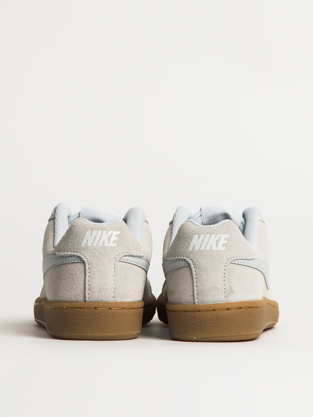 WOMENS NIKE COURT ROYALE SUEDE SNEAKERS - PLATINUM