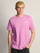 NIKE NIKE SPORTSWEAR CLUB T-SHIRT- MAGENTA - Boathouse