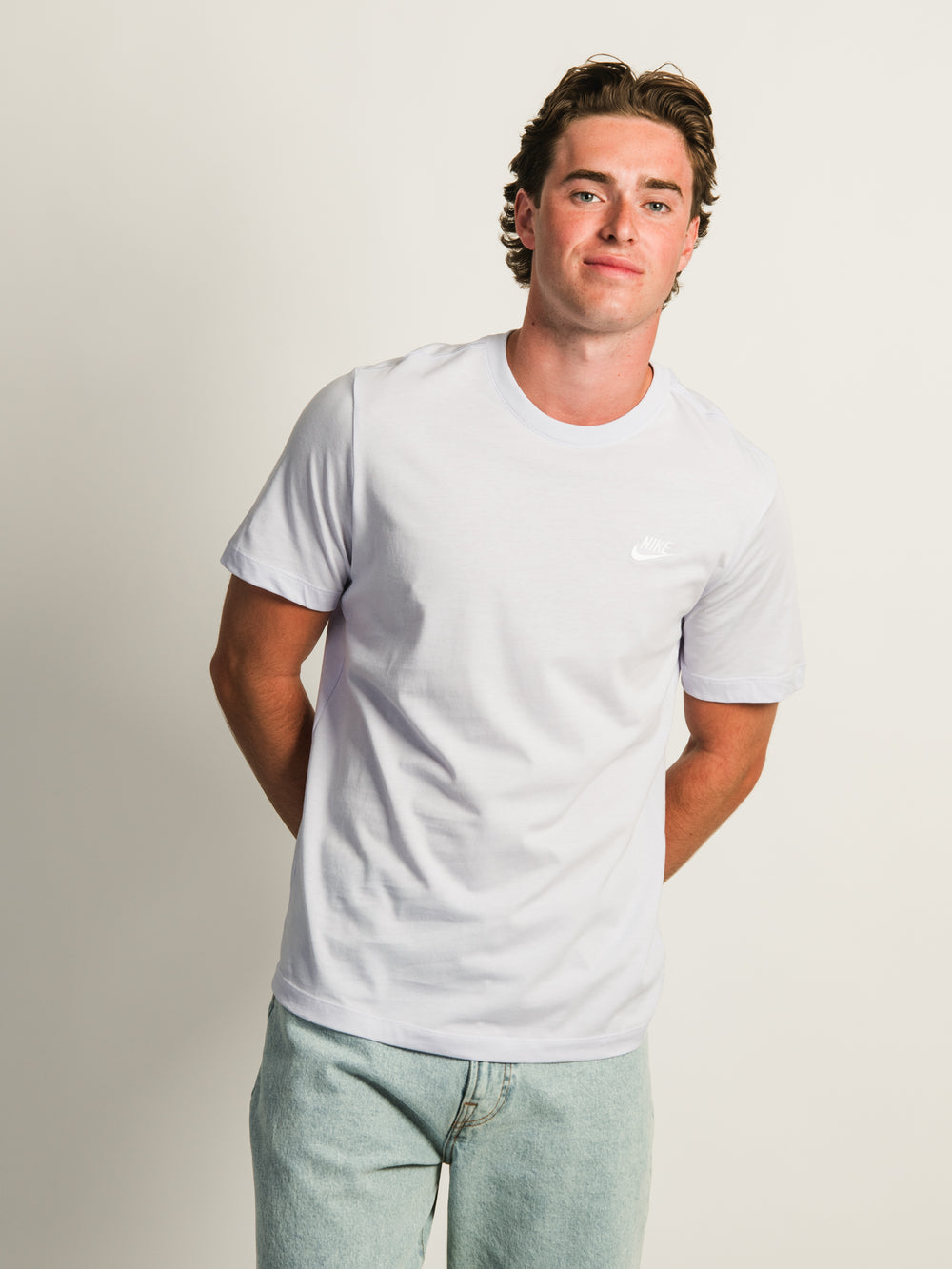 NIKE SPORTSWEAR CLUB T-SHIRT - AMETHYST