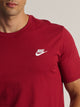NIKE NIKE SPORTSWEAR CLUB T-SHIRT - CRIMSON - Boathouse