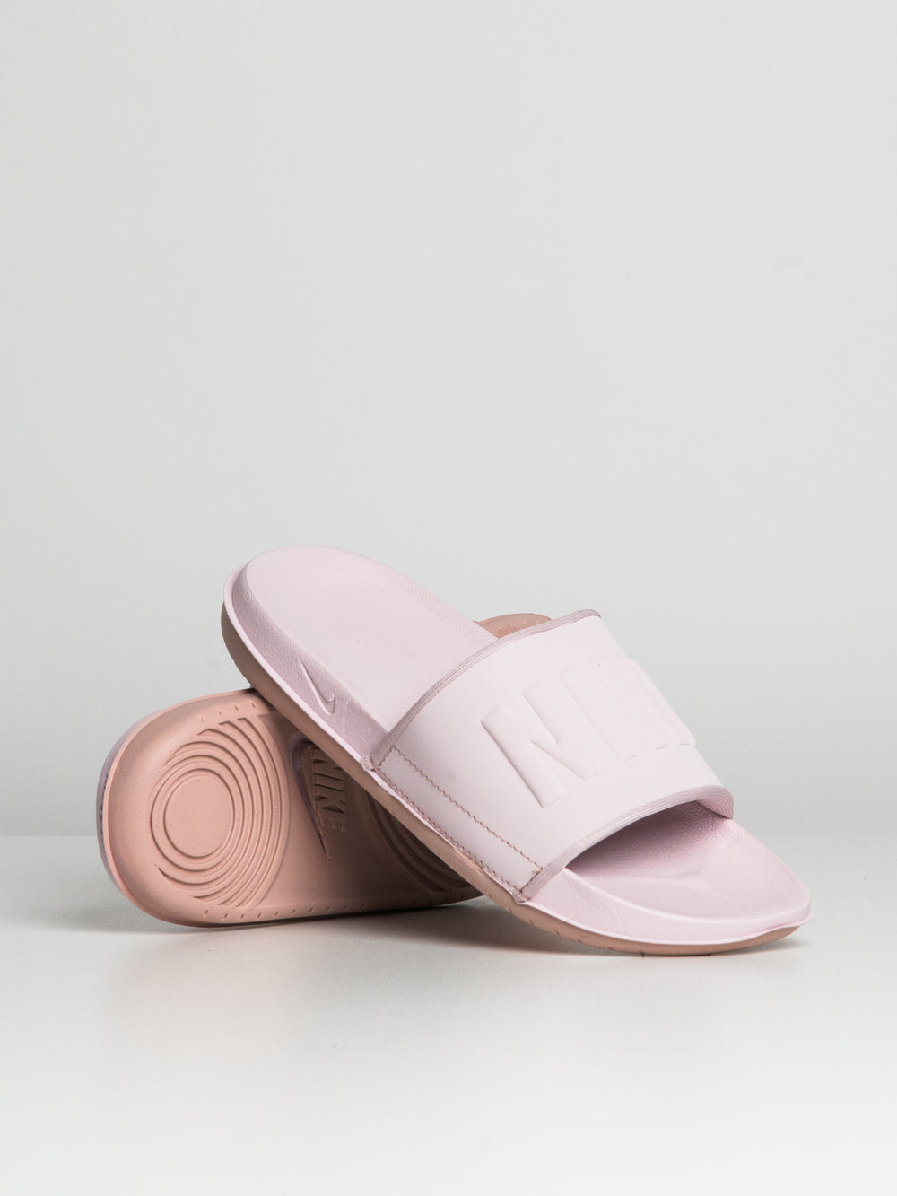 WOMENS NIKE OFFCOURT SLIDES - BARELY ROSE