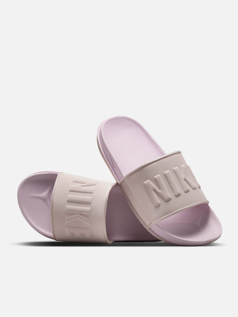 WOMENS NIKE OFFCOURT SLIDES - BARELY ROSE