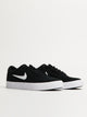 MENS NIKE SB CHARGE CANVAS - BLACK/WHITE