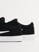 NIKE MENS NIKE SB CHARGE CANVAS - BLACK/WHITE - Boathouse