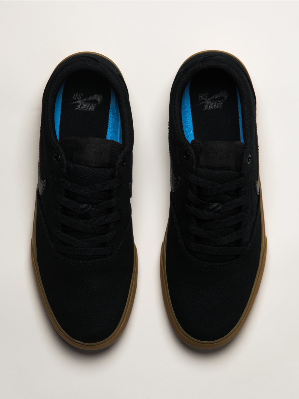 MENS NIKE SB CHARGER CANVAS - BLACK/LIGHT BROWN