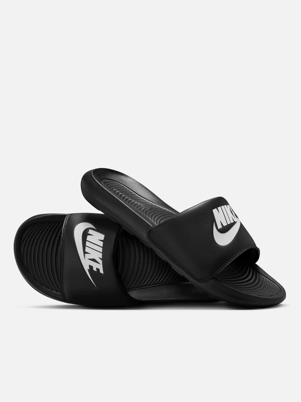 MENS NIKE VICTORI ONE SLIDE SANDAL - BLACK