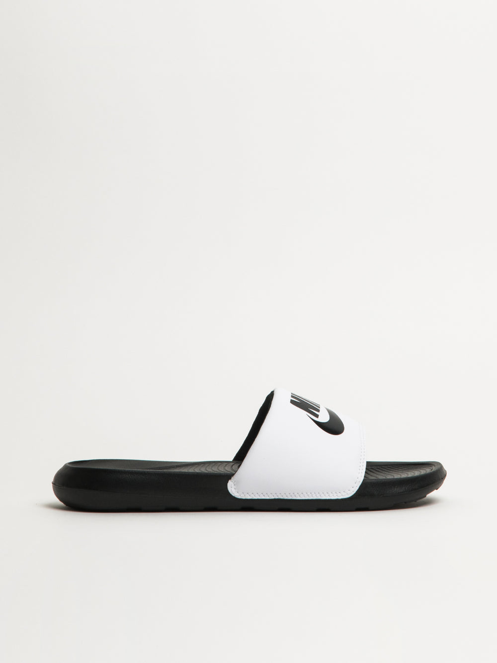 MENS NIKE VICTORI ONE SLIDES - BLACK/WHITE