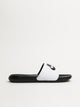 NIKE MENS NIKE VICTORI ONE SLIDES - BLACK/WHITE - Boathouse