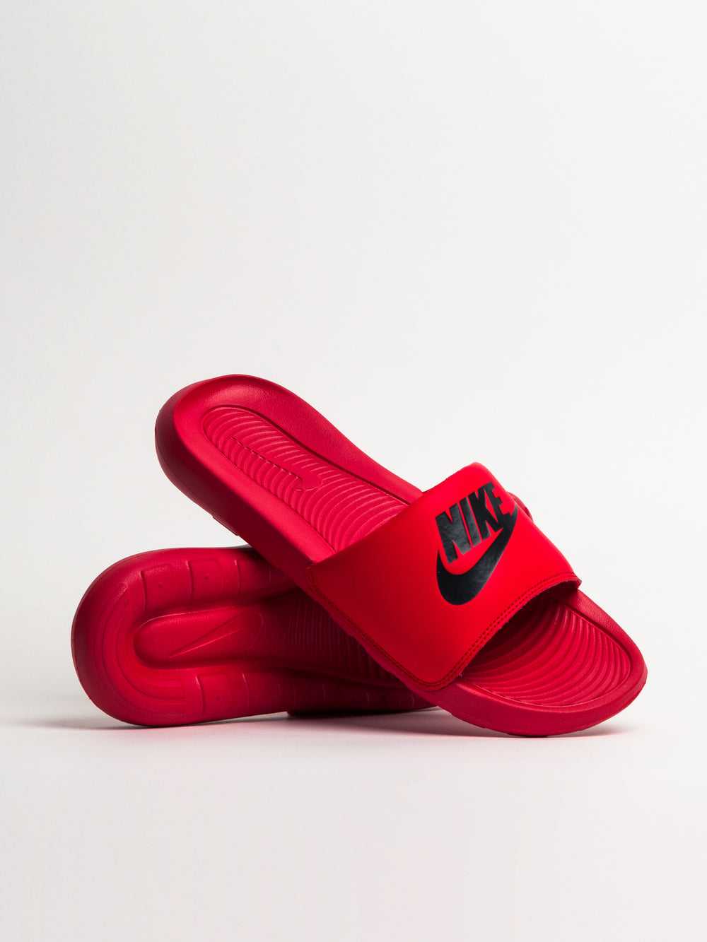 MENS NIKE VICTORI ONE SLIDES - UNIVERSITY RED/BLACK