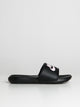 WOMENS NIKE VICTORI ONE SLIDES - BLACK/LIGHT ARCTIC PINK