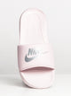 NIKE WOMENS NIKE VICTORI ONE SLIDES - BARELY ROSE/METALIC SILVER - Boathouse