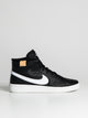 NIKE MENS NIKE COURT ROYALE 2 MID SNEAKER - BLACK/WHITE - Boathouse