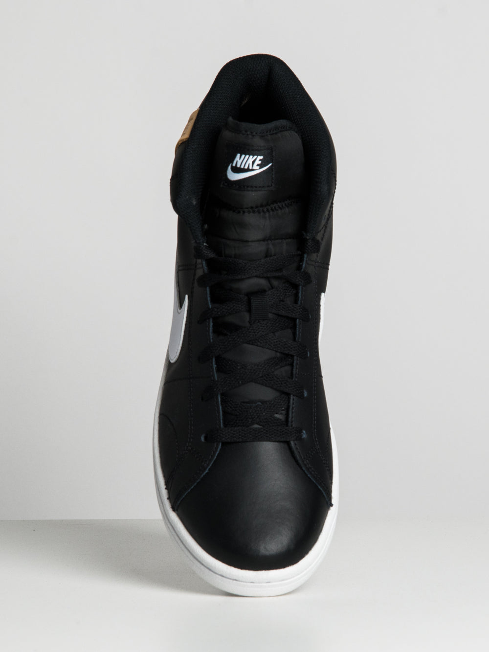 MENS NIKE COURT ROYALE 2 MID SNEAKER - BLACK/WHITE